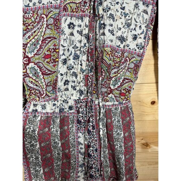 American Eagle Outfitters Women's Boho Paisley Romper Size Small Multicolor - Picture 7 of 16